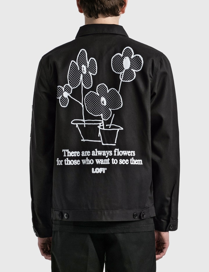 Lo-Fi 플라워즈 Dickies 워크 재킷
