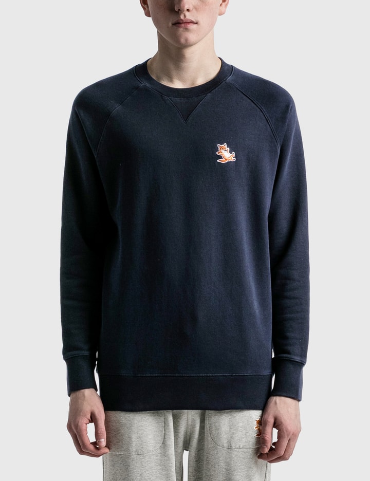 Chillax Fox Patch Classic Sweatshirt Placeholder Image