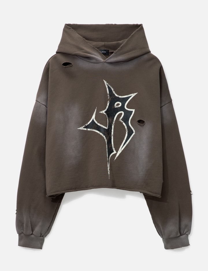 LOGO CROP HOODIE Placeholder Image