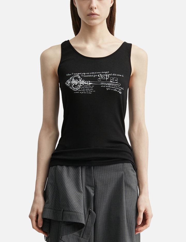 GRACE ELWOOD Key Printed Long Sleeveless