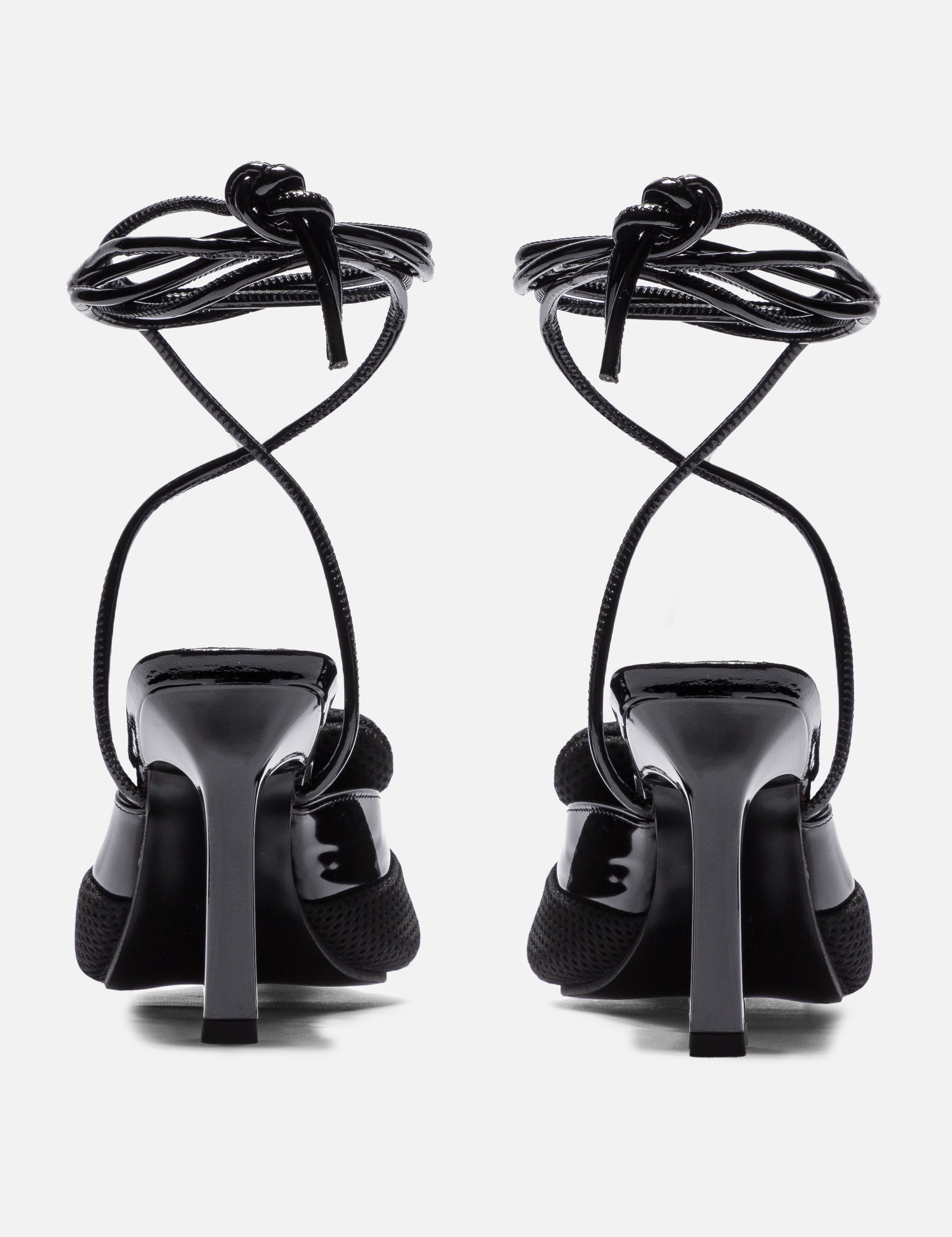Sword Black Sandals With Ankle Straps view 16