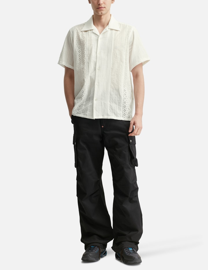 NÒMARHYTHM TEXTILE Lace Patchwork Shirt