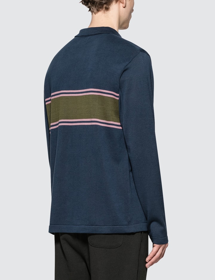 Cody Stripe L/S Polo Sweater Placeholder Image