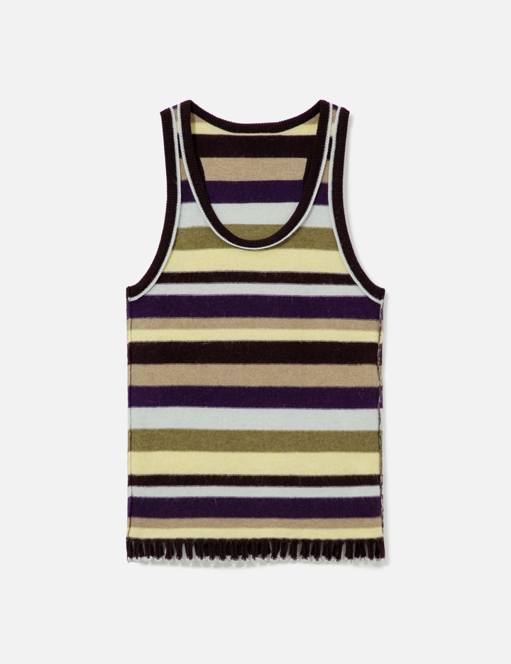 Perverze Mini Fringe Knit Top