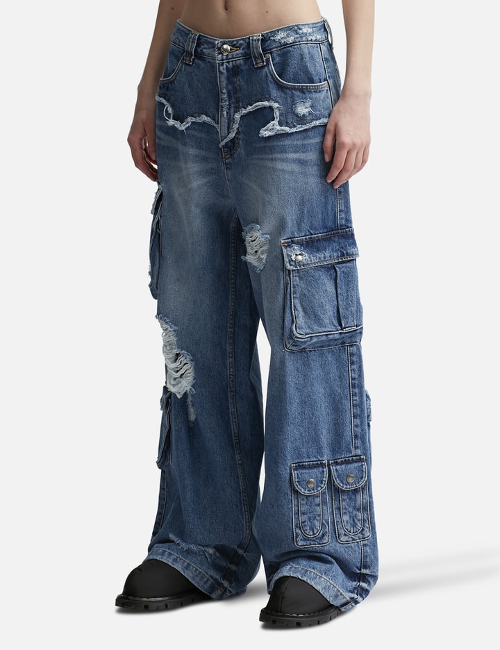 Simiz Denim Cargo Jeans Placeholder Image