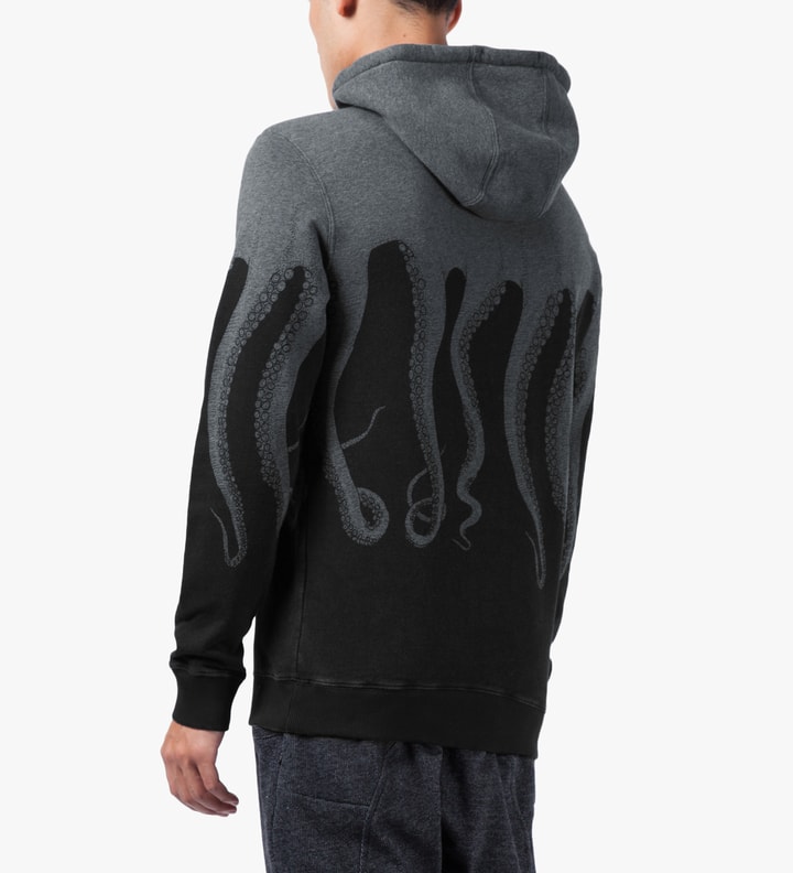 Black/Dark Grey Cotton Hooded Sweater Placeholder Image