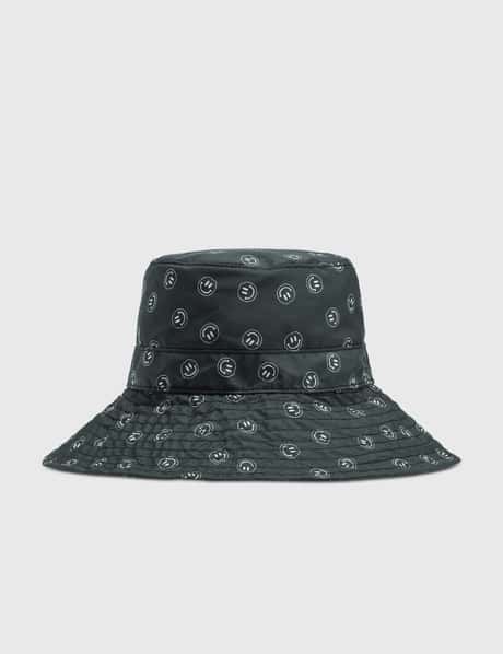 Ganni - Recycled Tech Fabric Smiley Bucket Hat | HBX