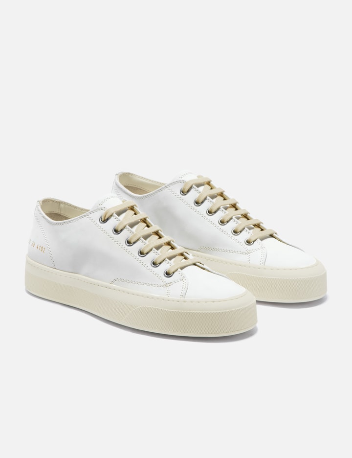 Shop Common Projects Tournament Low Top Sneakers In White