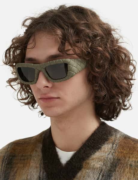 Intrecciato Rectangular Sunglasses view 11