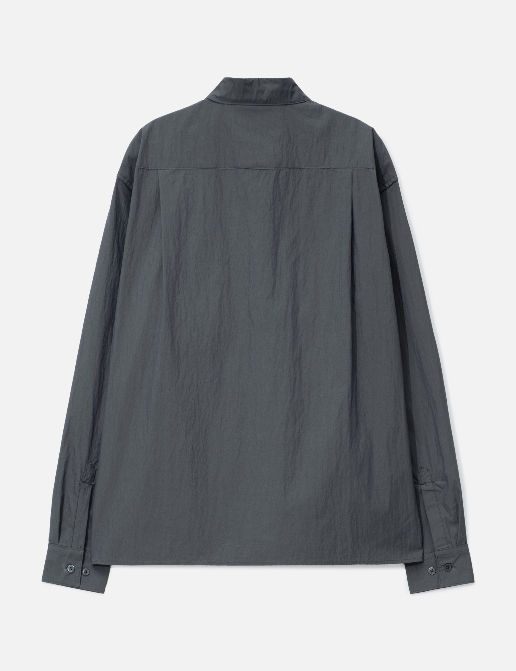 Crinkle Cotton Panel Shirt view 17