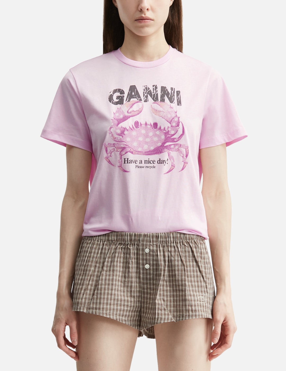 Ganni - Lamb Leather Strap Dress | HBX Ganni - Lamb Leather Strap Dress | HBX
