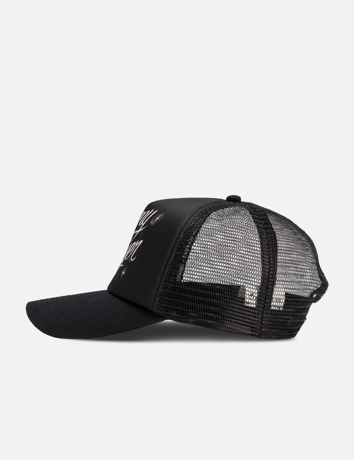 Market Call My Lawyer Airbrush Trucker Hat