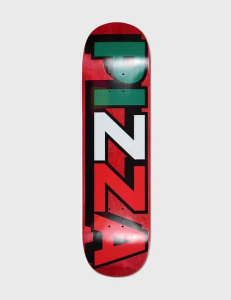 Pizza Skateboards Tri Logo Veneer Deck 8.375"