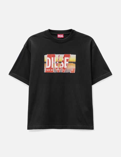 Diesel スクラッチ ロゴ Tシャツ