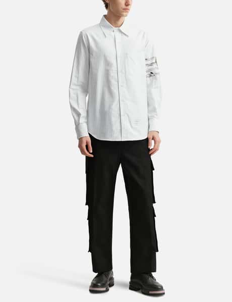 Washed Cotton Utility Chino Cargo Trouser view 14