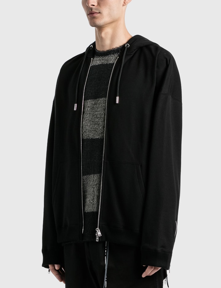 Boxy Sequins Zip Up Hoodie Placeholder Image