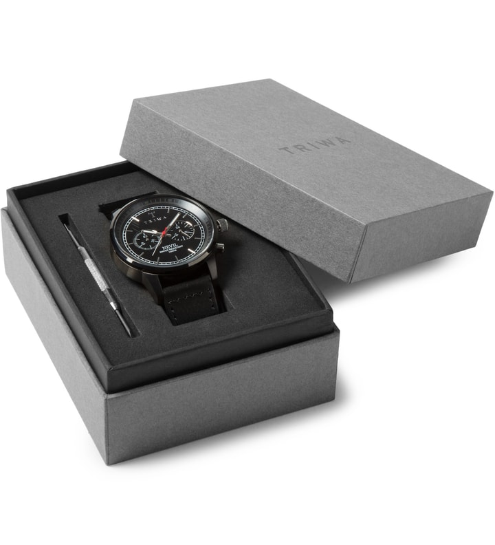 Black Sewn Classic Midnight Nevil Watch Placeholder Image