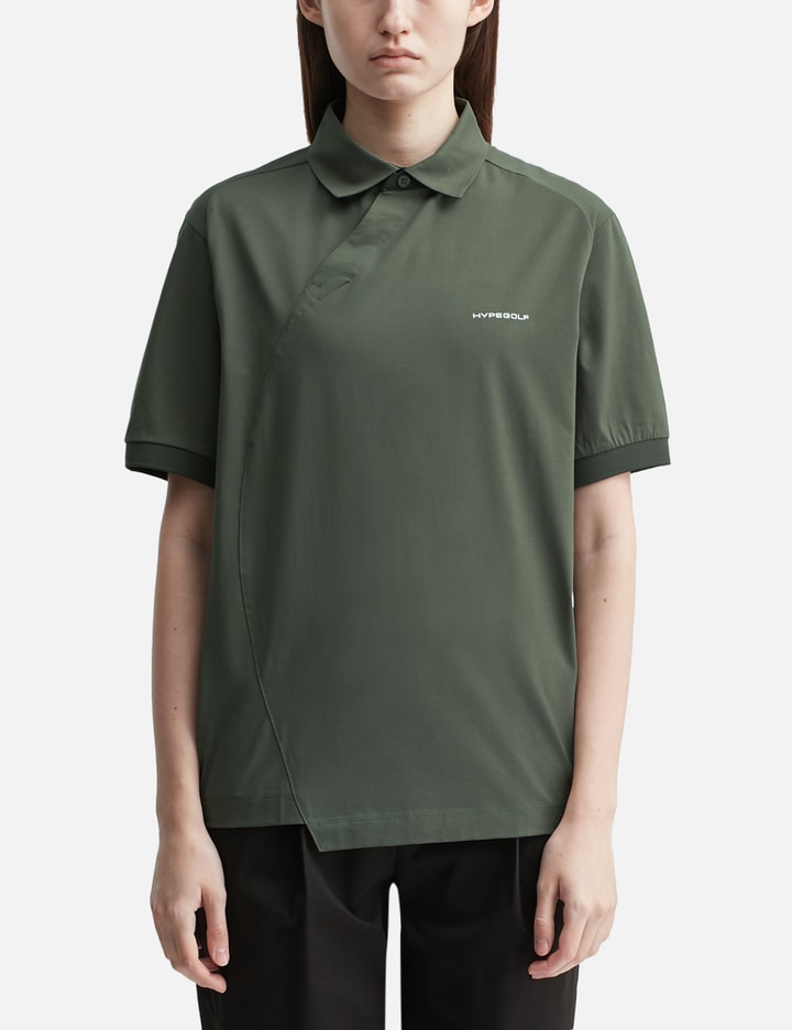 Hypegolf HYPEGOLF X POST ARCHIVE FACTION (PAF) Diagonal Polo T-Shirt