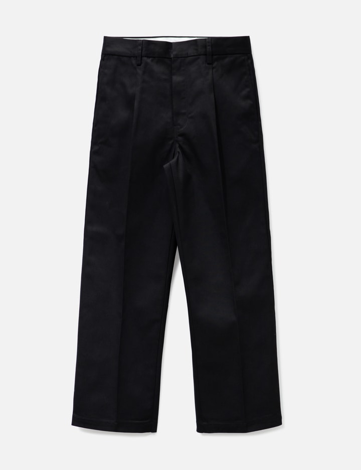 Shop Wacko Maria Dickies / Pleated Trousers In Black