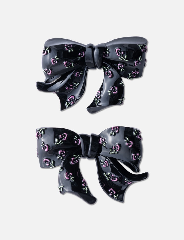 YVMIN SHUSHU/TONG × YVMIN Floral Bowknot Resin Hair Clip
