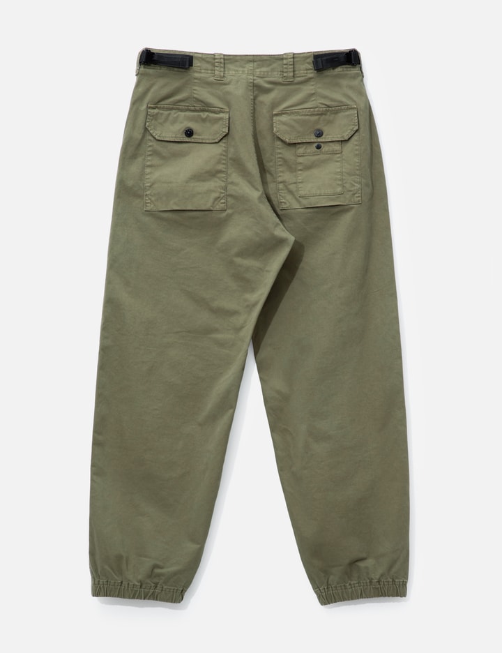 Stone Island Organic Cotton Stretch Broken Twill 'old' Effect Cargo Trousers