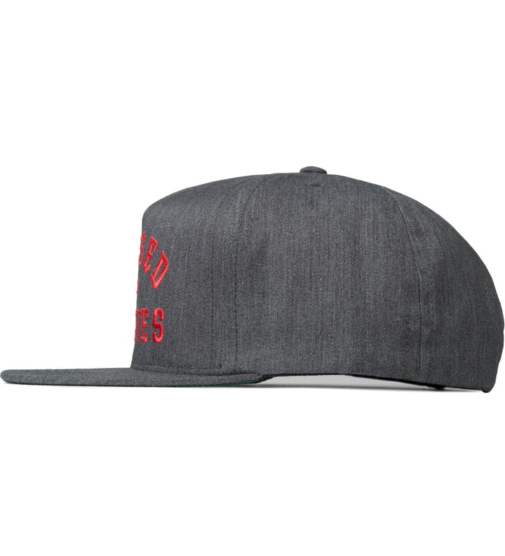 Heather Grey College Snapback Cap Placeholder Image