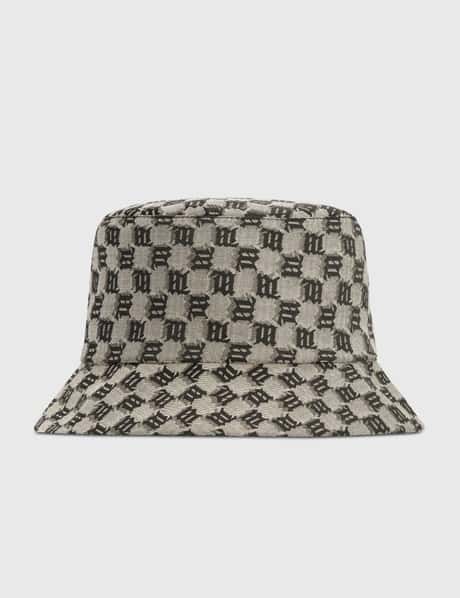 Louis Vuitton Monogram Essential Bucket Hat Blue Cotton. Size 60