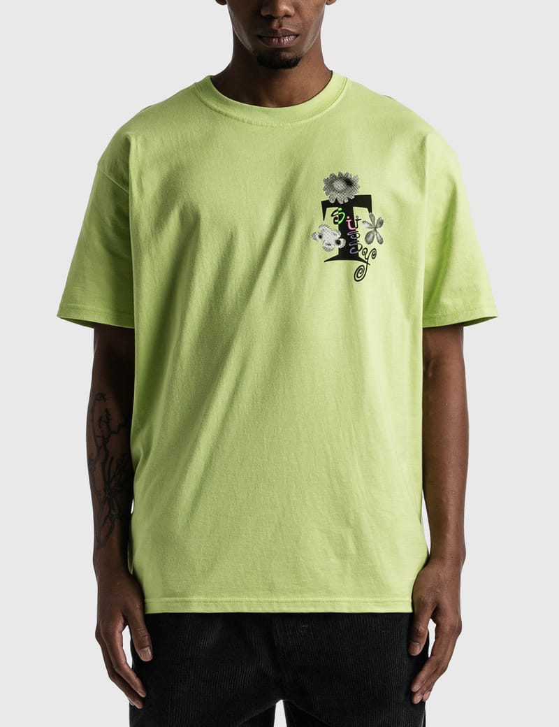 stussy acid flowers tee