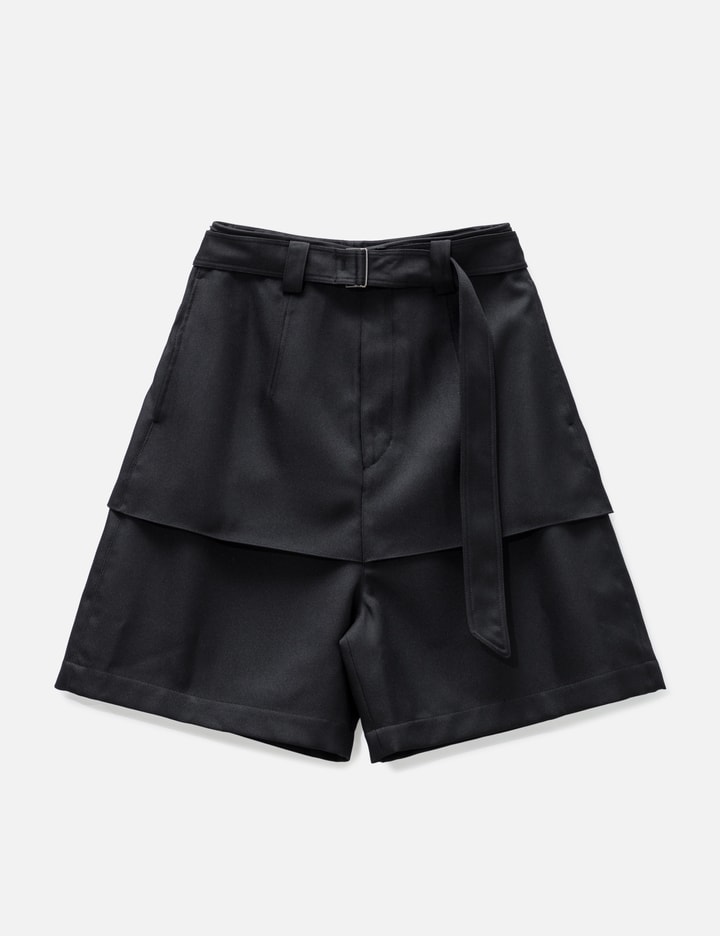 Songzio Pleated Shorts In Black