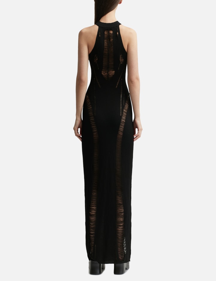 PINSTRIPE COCOON KNITTED DRESS Placeholder Image