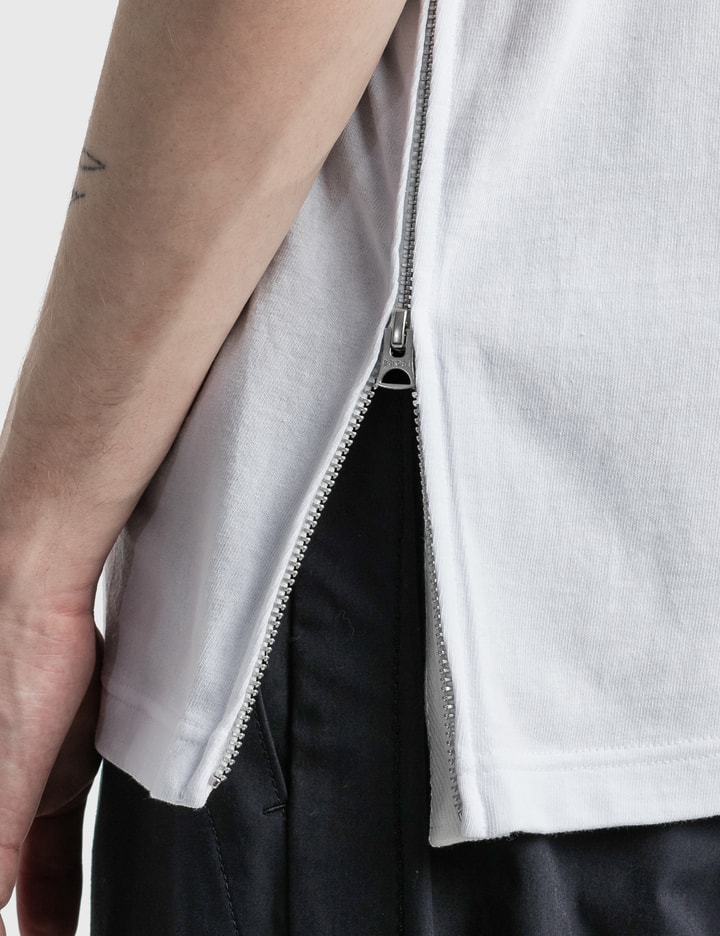 サイド ジップ コットン Tシャツ Placeholder Image