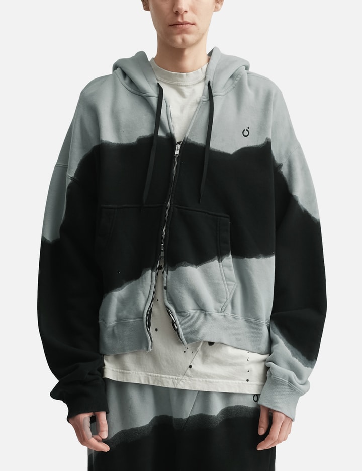 NÒMARHYTHM TEXTILE Hand Dye Twist Parka