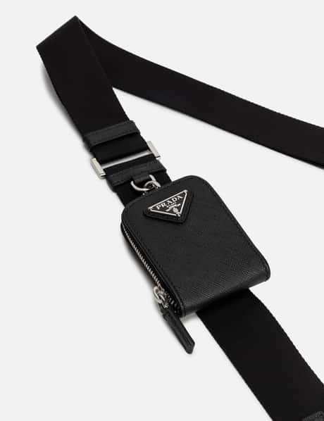Prada Harness Crossbody Bag in Black for Men