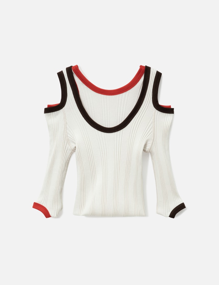 Beautiful People Double-End Suvin Compact Rib Hollow Top