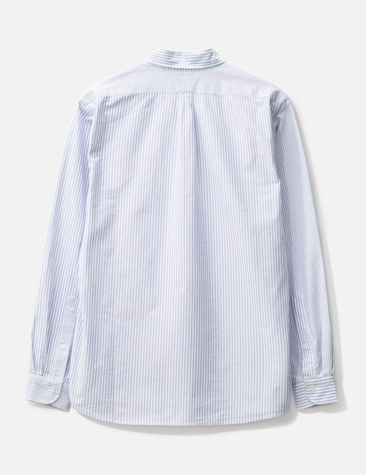 Shop Human Made Stripe Oxford Bd Shirt In Blue