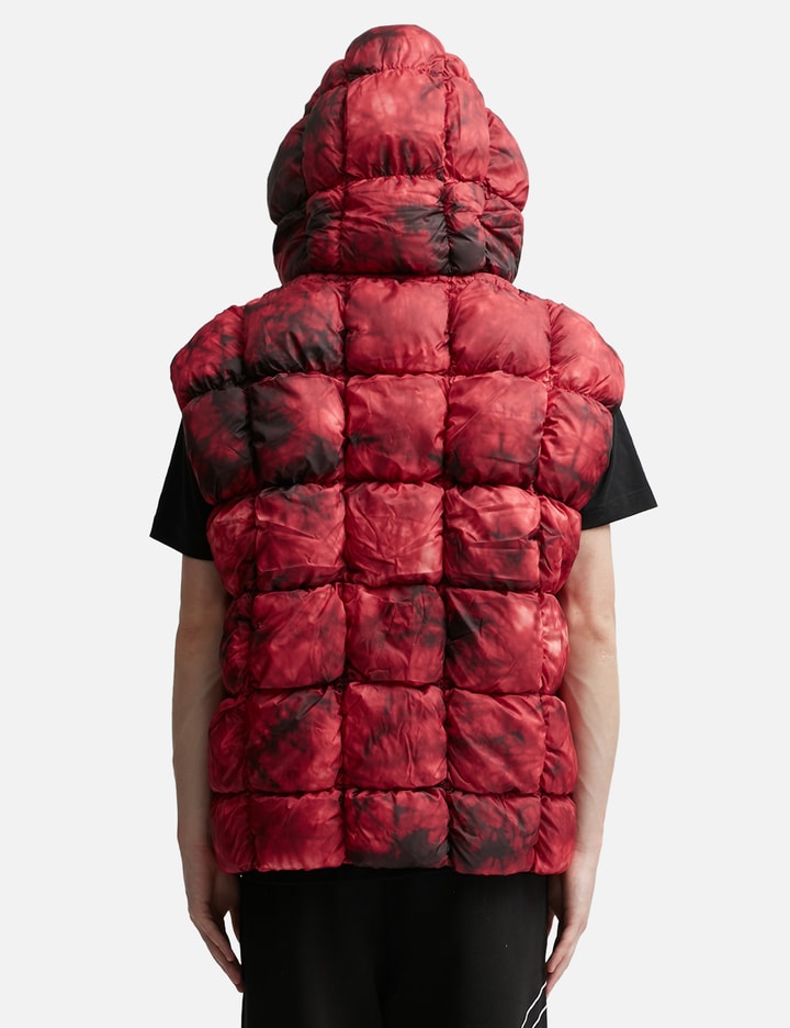 W-RALLE-SL Man: Padded vest jacket with hood