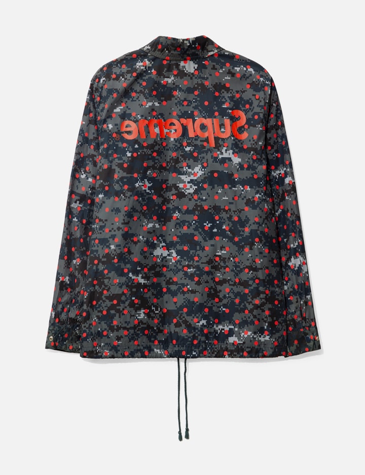Shop Comme Des Garçons Shirt X Supreme Polka Dots Camouflage Jacket In Grey