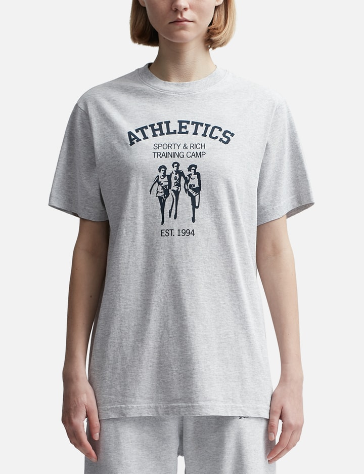 Sporty &amp; Rich Racers T Shirt In Grey