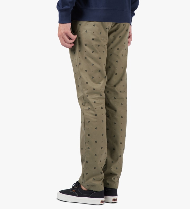 Seed Print/Leather Johnson Pants Placeholder Image