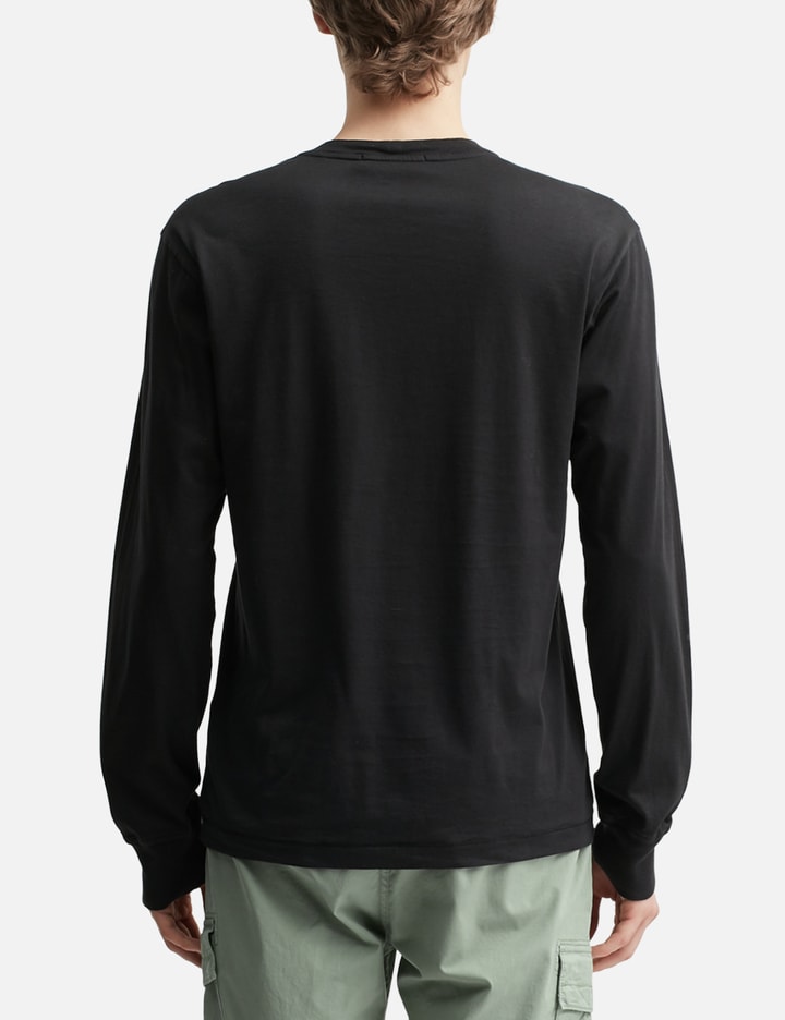 Stone Island Slim Fit Long Sleeve T-shirt In Black