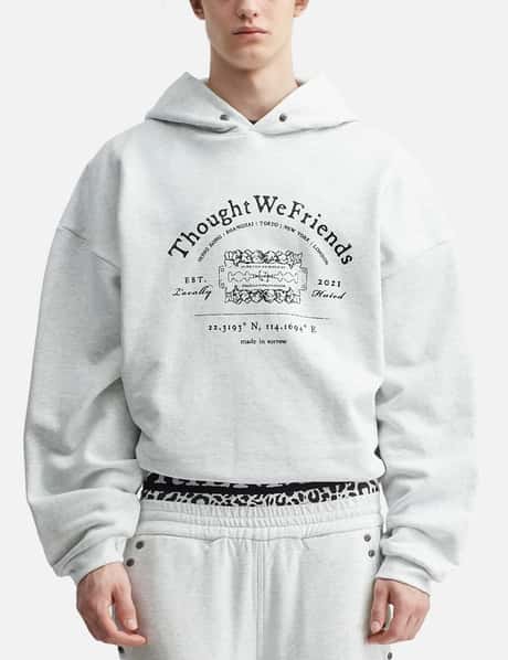"Leon" Grey Studded Hoodie view 10