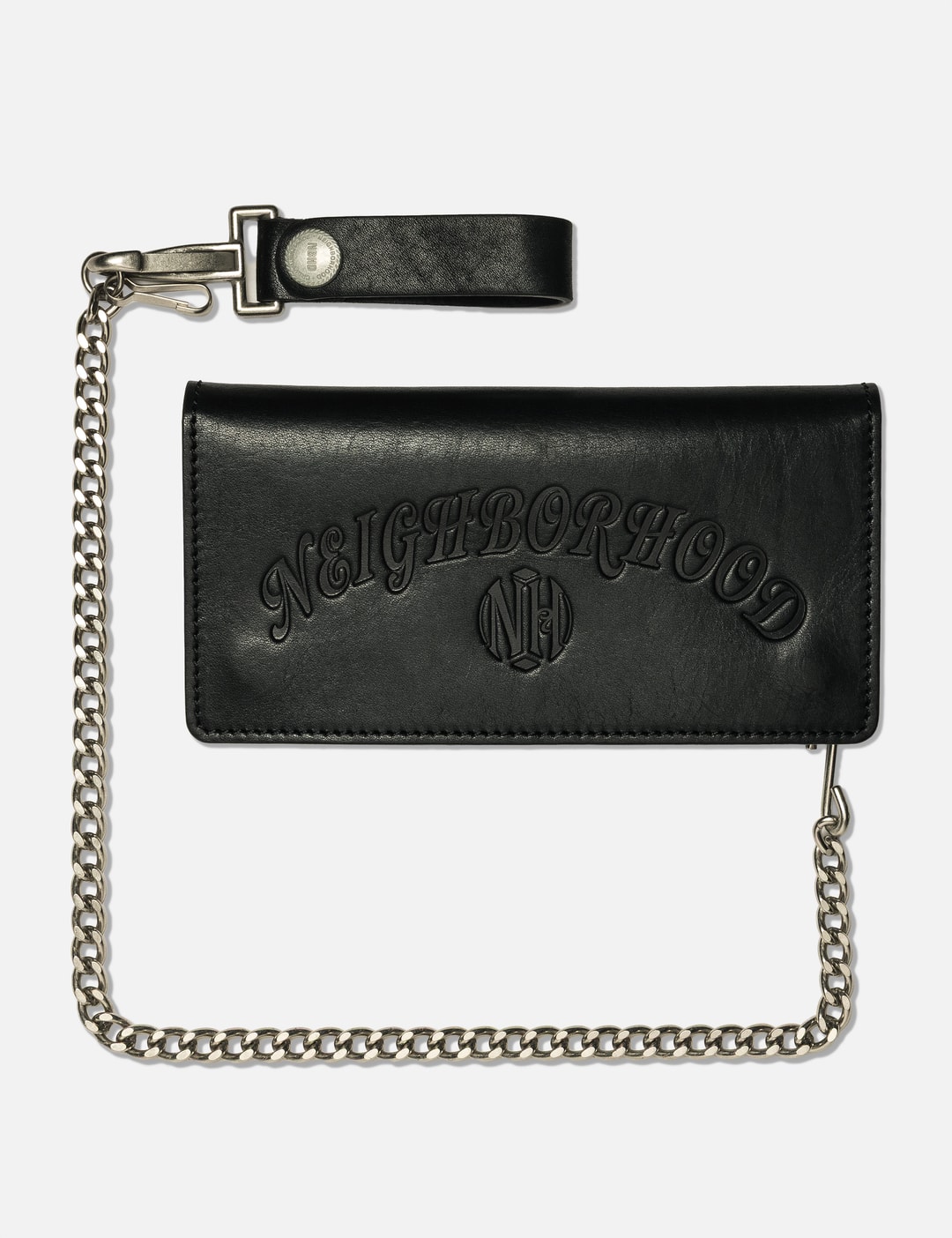 NEIGHBORHOOD Leather Trucker Wallet - Waxed Japanese leather long 