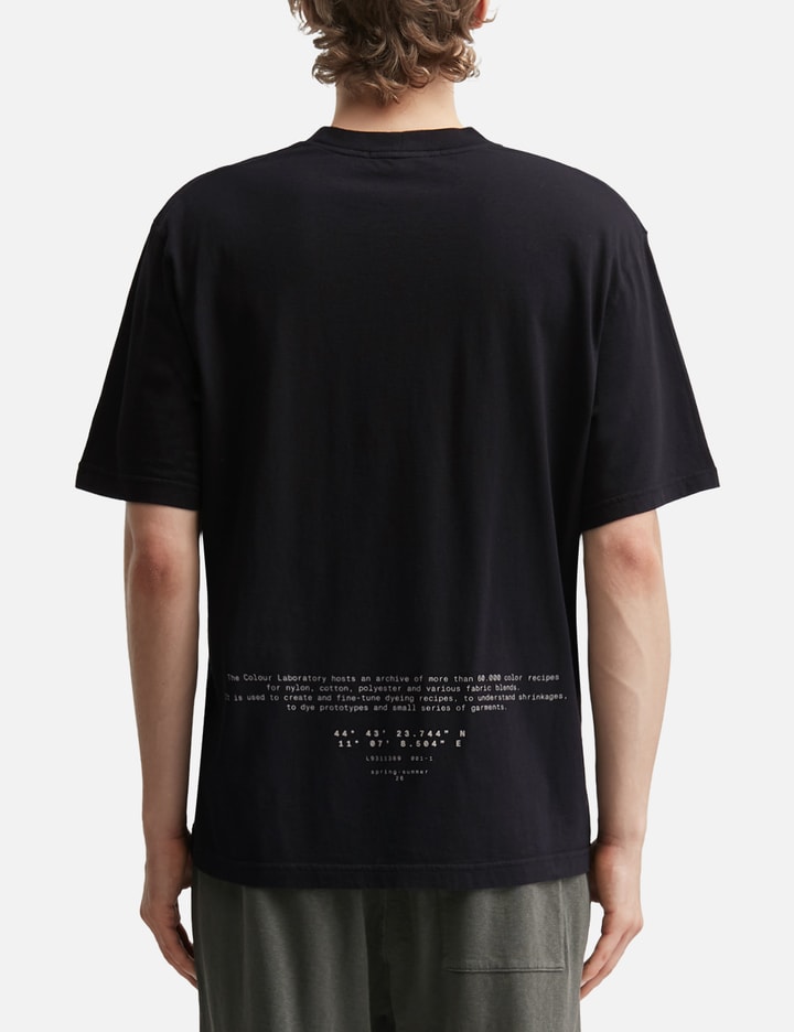 Stone Island Organic Cotton Jersey Regular Fit T-Shirt With Light Compass Print