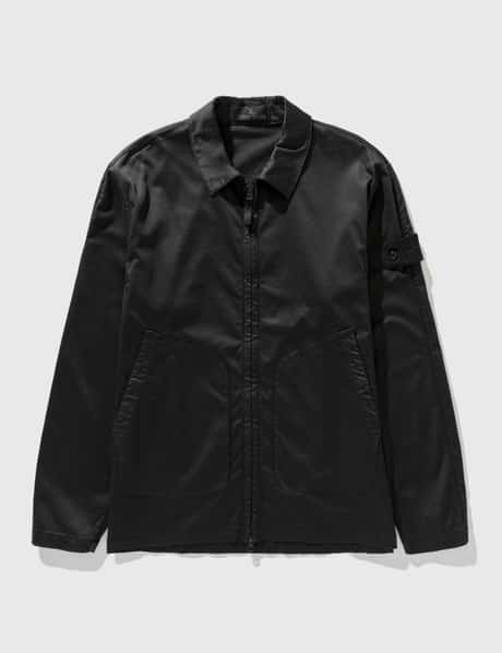Stone Island - ストレッチ コットン リヨセル サテン ゴースト 