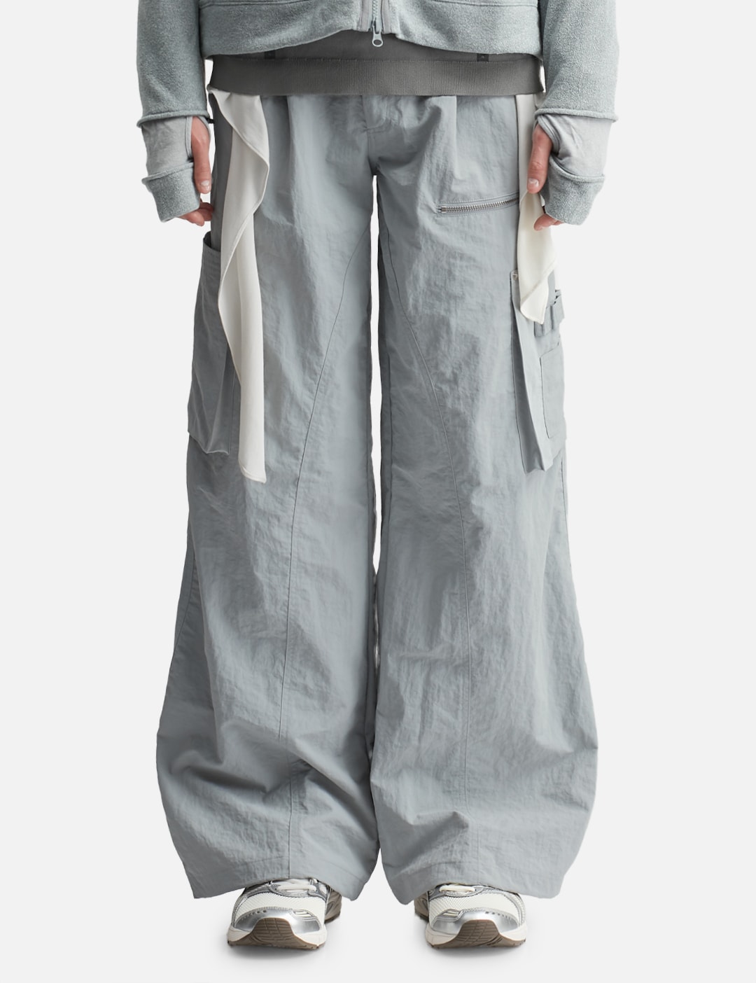 Mixed Layered Tie Jogger Pants view 18