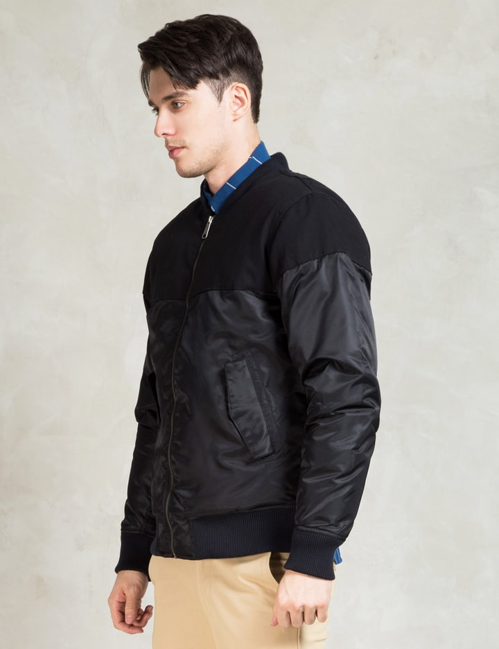 Saturdays Nyc Black Christo Bomber Jacket