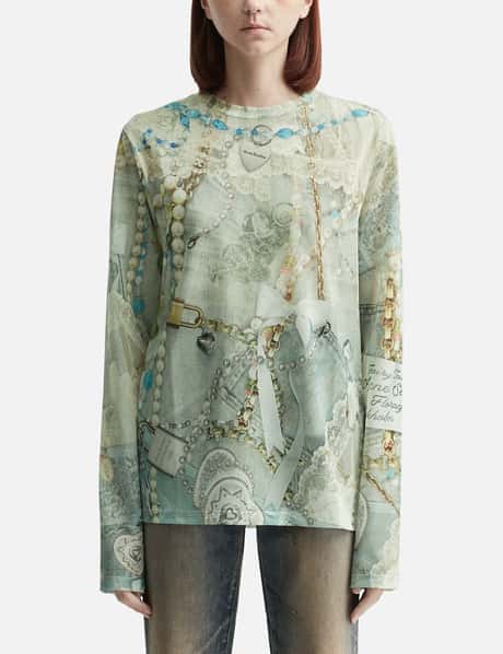 Acne Studios Long Sleeve Print T-shirt