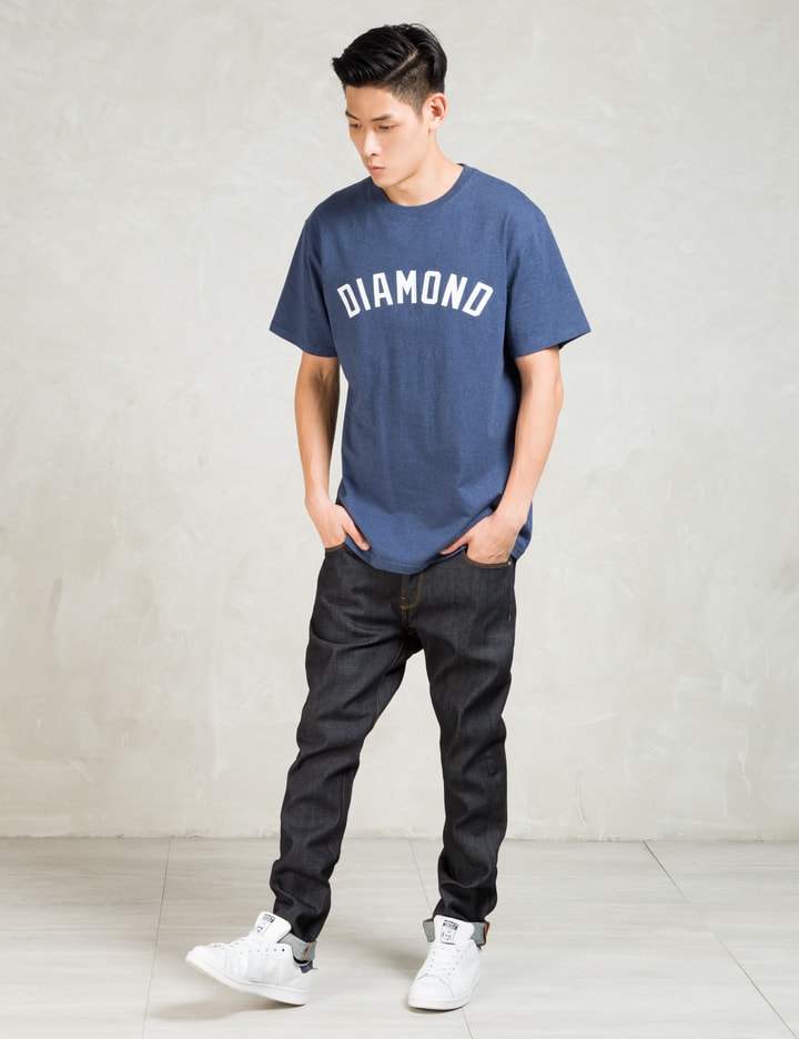 Indigo Diamond Mined Slim Fit Denim Jeans Placeholder Image