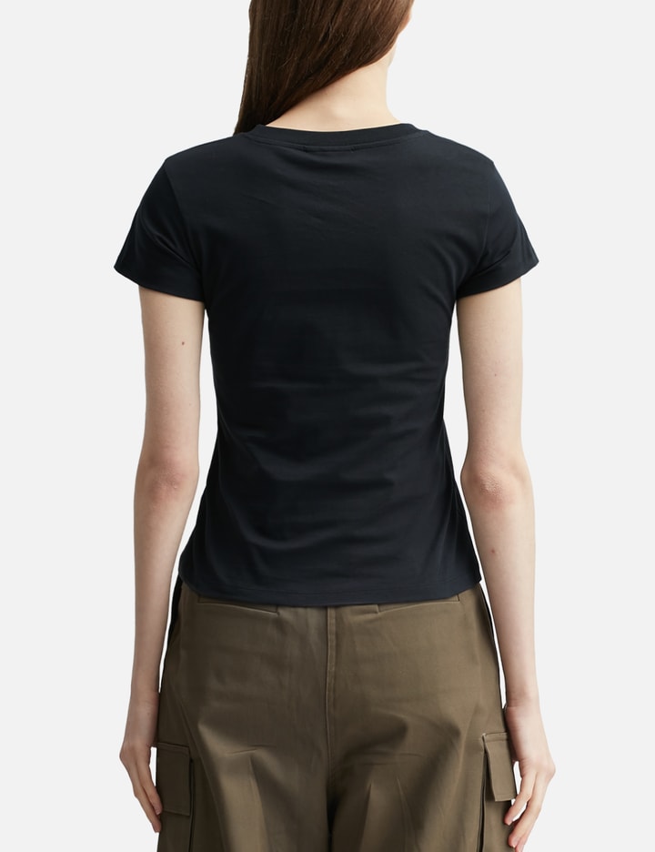 Ganni Ganni Logo Embroidery Baby Fit T-Shirt