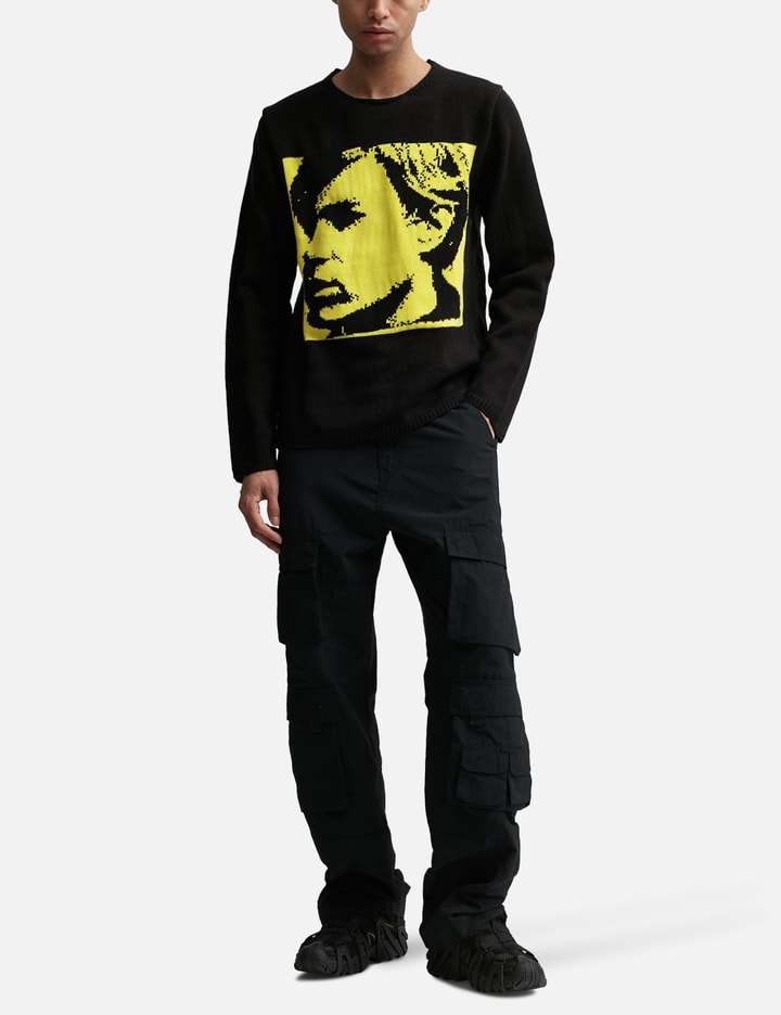 Shop Cdg Shirt Andy Warhol Sweater In Black